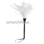 Пір'їнка для пестощів DS Fetish Feather Tickler Crop, біле - Фото №1