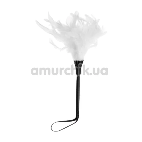 Пір'їнка для пестощів DS Fetish Feather Tickler Crop, біле