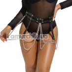 Пояс Star Night Belt With Chains, черный - Фото №1