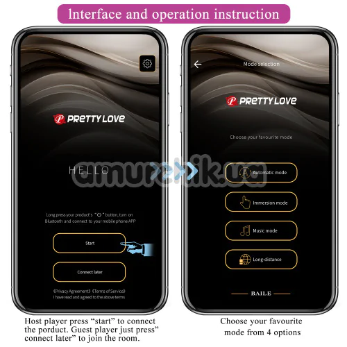 Вібратор для клітора і точки G Pretty Love Franz, фіолетовий