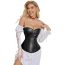 Корсет Star Night Sexy Leather Zipper Corset, черный - Фото №5