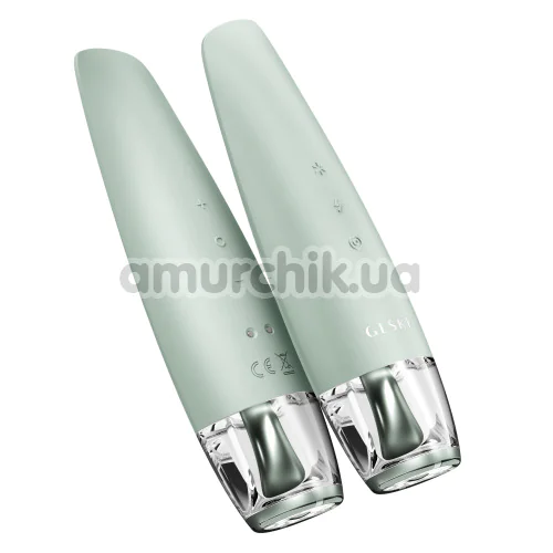 Микротоковый LED-излучатель для восстановления кожи лица Geske Anti-Aging Skin Renewer 9 in 1, зеленый