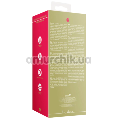 Вибратор с ротацией Loveline Ultra Soft Silicone Rotating Rabbit Vibrator, салатовый