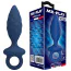 Анальная пробка MR Play Butt Plug With Loop M, синяя - Фото №8