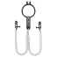 Затискачі для сосків з розширювачем для рота Sins Inquisition Humiliate Mouth Spreader With Nipple Clamps, чорні - Фото №1