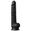 Фалоімітатор SilexD Premium Silicone Dildo Model 1 Size 15, чорний - Фото №1
