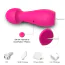 Кліторальний вібратор Boss Series Wand Massager, рожевий - Фото №3