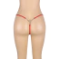 Трусики-стрінги Star Night Rhinestone Panties With Crystals, червоні - Фото №8