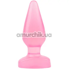 Анальна пробка Hi-Rubber Anal Stuffer Plug, рожева - Фото №1