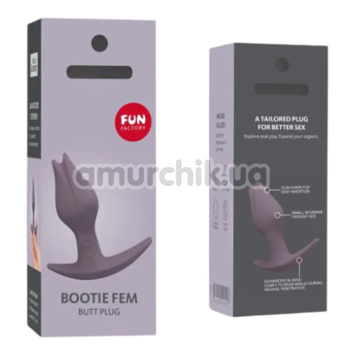 Анальна пробка Fun Factory Bootie Fem, фіолетова