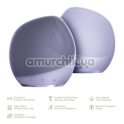 Ультразвуковая щетка для тела Geske Sonic Body Brush 7 in 1, сиреневая
