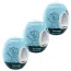Набір із 3 мастурбаторів Satisfyer Masturbator Egg Savage Set - Фото №1