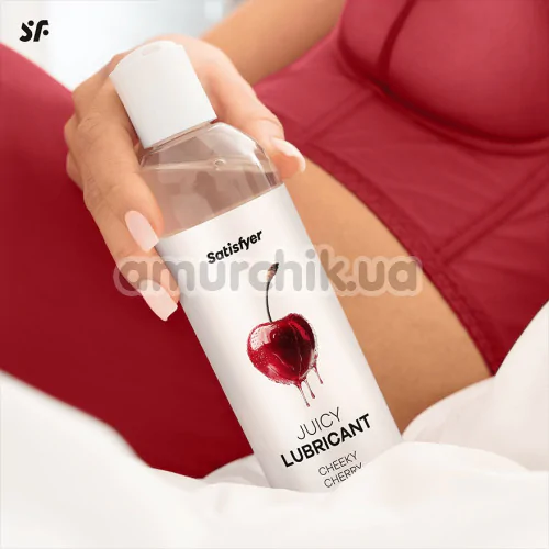Лубрикант Satisfyer Juicy Lubricant Cheeky Cherry - вишня, 300 мл