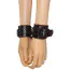 Фіксатори для рук Bondage Fetish Pleasure Handcuffs, чорні - Фото №9
