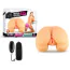 Штучна вагіна і анус з вібрацією X5 Vibrating Realistic Ass, тілесна - Фото №4
