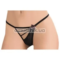 Трусики-стринги Erolin Hot Nights Black, черные (модель ERL100014) - Фото №1