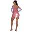 Платье Star Night Sunset Mini Dress, розово-голубое - Фото №3
