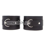 Фіксатори для рук DS Fetish Old Style Handcuffs Without Connecting Chain, чорні - Фото №1