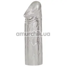 Насадка на пеніс Rebel Mega Dick Sleeve, прозора - Фото №1