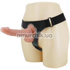 Страпон Pretty Love Harness Briefs Kevin 7.2 Dildo, телесный - Фото №1