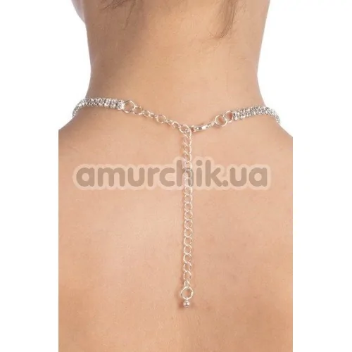 Украшение для тела со стразами Bijoux Pour Toi Audrey, серебристое