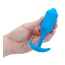 Анальна пробка з вібрацією B-Vibe Vibrating Snug Plug 3, синя - Фото №3
