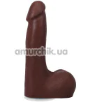 Фаллоимитатор Doc Johnson The Realistic Cock With Balls 7, коричневый - Фото №1