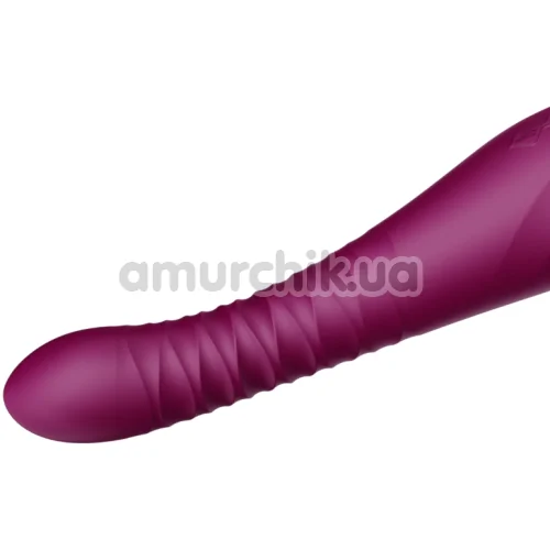 Вибратор для точки G Zalo King Vibrating Thruster, фиолетовый
