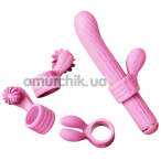 Вибратор для точки G с насадками Otouch Magic Stick S1 Plus, розовый - Фото №1
