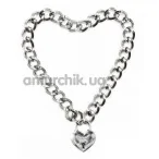 Нашийник Loveshop Heart, срібний - Фото №1