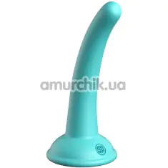 Фаллоимитатор Dillio Platinum Collection Curious Five 5, бирюзовый - Фото №1