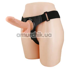 Страпон Pretty Love Harness Briefs Tom 7.4 Dildo, телесный - Фото №1