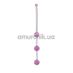 Анальная цепочка Slim Jelly Anal Beads, фиолетовая - Фото №1