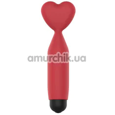 Кліторальний вібратор Sweet Play Mini Heart Vibrator A14, червоний - Фото №1