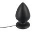 Анальная пробка Black Velvets Vibrating Plug Silicone, черная - Фото №3