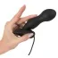 Анальна пробка з ротацією Black Velvets Anal Twist Plug, чорна - Фото №4