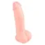Фаллоимитатор Medical Silicone Dildo 20 см, телесный - Фото №2