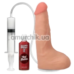 Фаллоимитатор с эякуляцией Doc Johnson The Realistic Cock Squirting 9.5, телесный - Фото №1