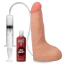 Фалоімітатор з еякуляцією Doc Johnson The Realistic Cock Squirting 9.5, тілесний - Фото №1