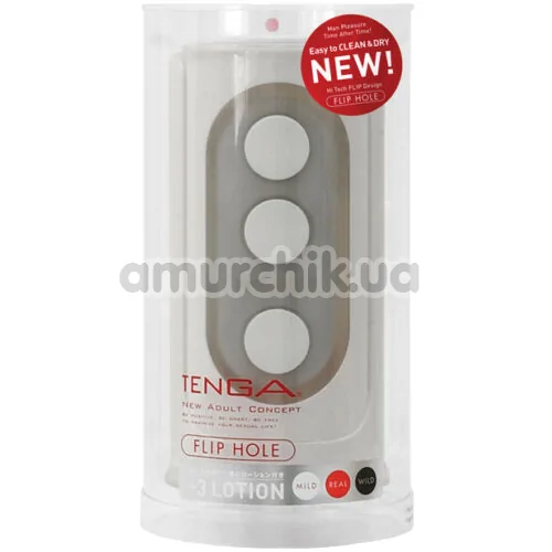 Мастурбатор Tenga Flip Hole, белый