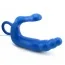 Вибростимулятор простаты для мужчин Mens Pleasure Wand Extra Large, 20 см синий - Фото №4