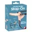 Подвійний страпон з вібрацією Vibrating Double Strap-On, тілесний - Фото №11