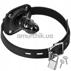 Кляп з фалоімітатором Fetish Tentation Penis Gag T1, чорний - Фото №1