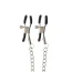 Зажимы для сосков Taboom Adjustable Clamps with Chain, серебряные - Фото №3