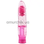 Вібратор Crystal Jelly Seduction, рожевий - Фото №1