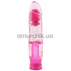 Вибратор Crystal Jelly Seduction, розовый - Фото №1