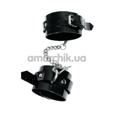 Фіксатори для рук Feral Feelings Hand Restraints Laquer, чорні - Фото №1