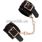 Наручники Bad Kitty Naughty Toys Cuffs With Rose-Gold Chain, черные - Фото №1