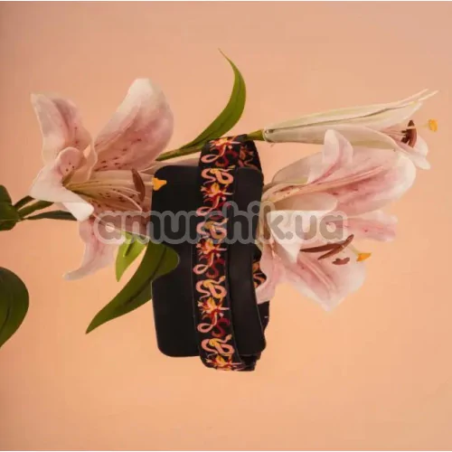 Бондажний набір Lockink Sevanda The Flowering Serpent Leather Bondage Restraint Set 7PC, чорний