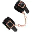 Наручники Bad Kitty Naughty Toys Cuffs With Rose-Gold Chain, черные - Фото №1